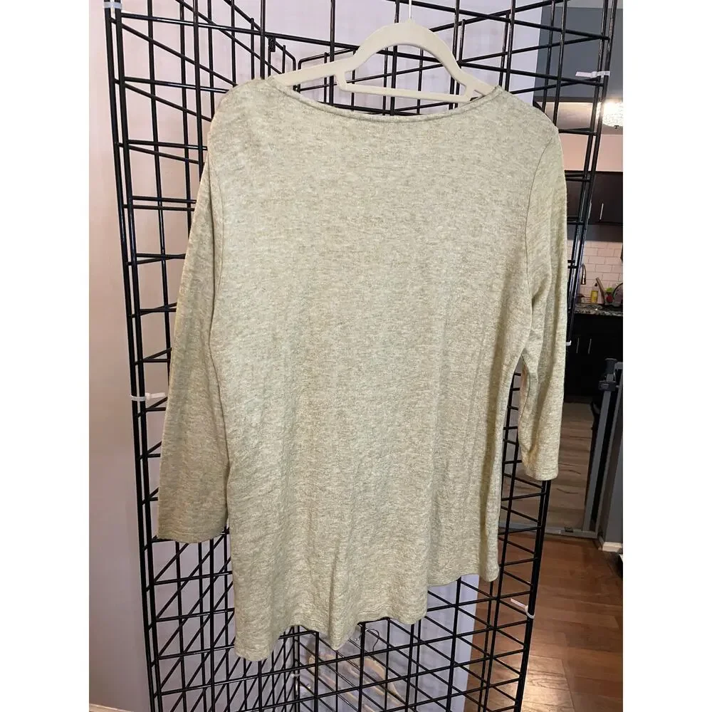 Ruby Rd Embellished Top Sz L - Picture 3 of 3